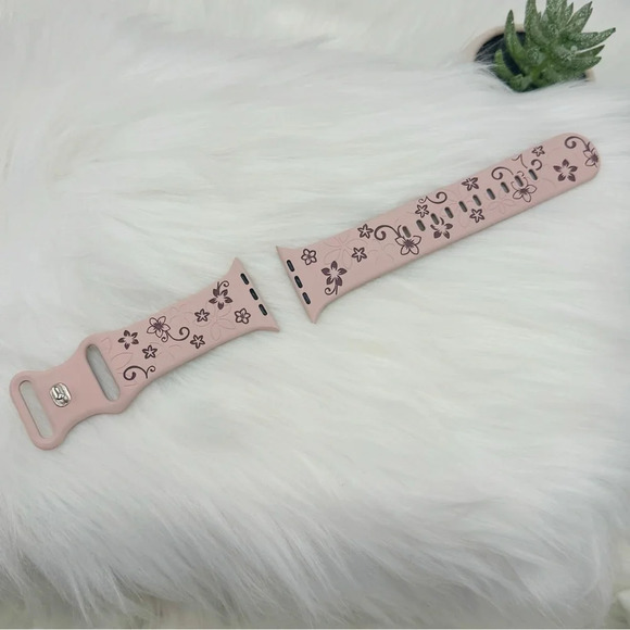 New Floral Design Apple Watch Bands  42mm 44mm 45mm 49mm Bundle  2 - Picture 3 of 7